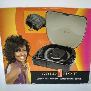 GOLD N HOT IONIC SOFT JUMBO BONNET HAIR DRYER BRAND NEW IN BOX